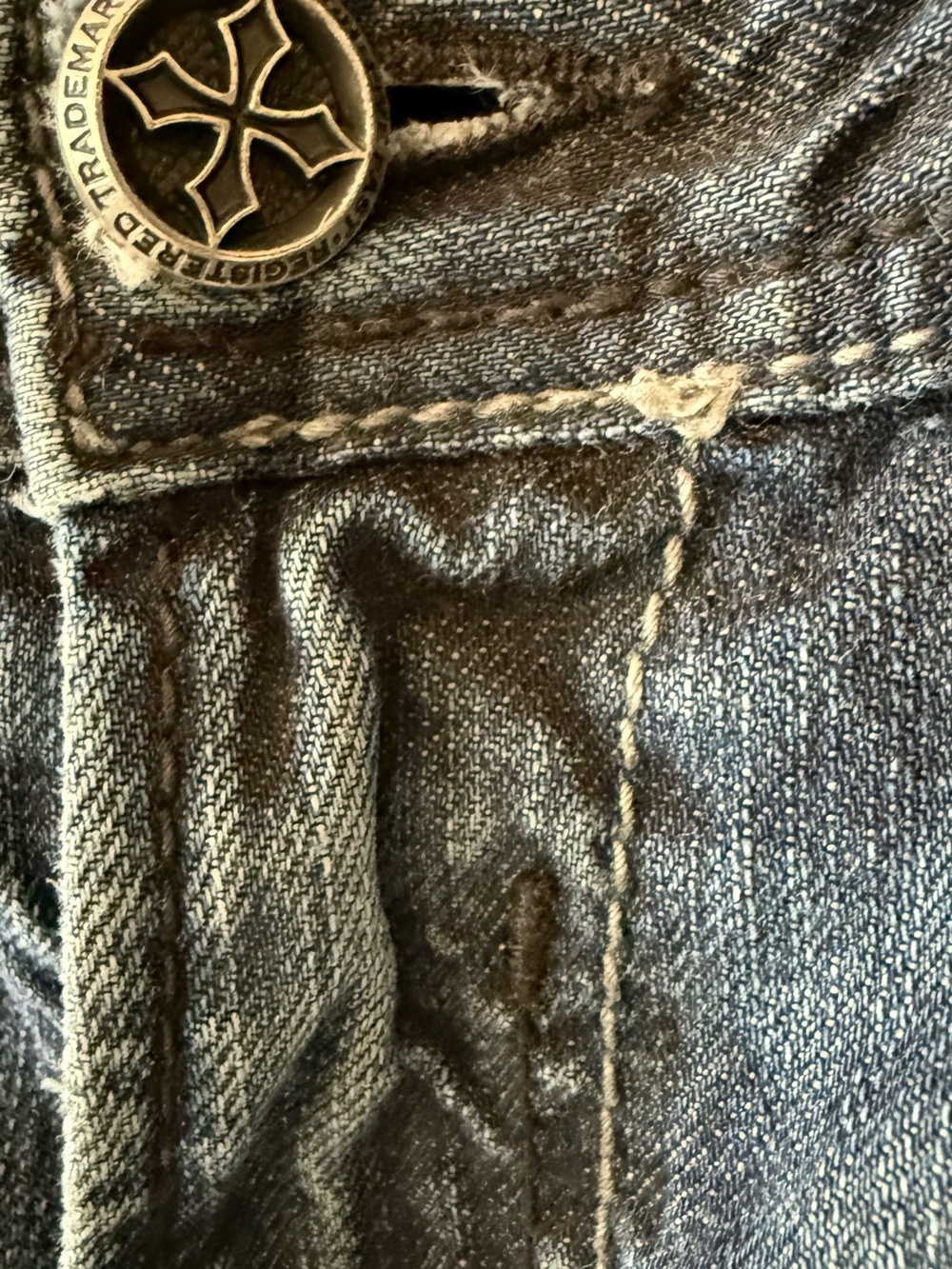 Affliction Black Premium Blake Relaxed Straight Leg w/ Embroidered Pockets - Picture 9 of 9